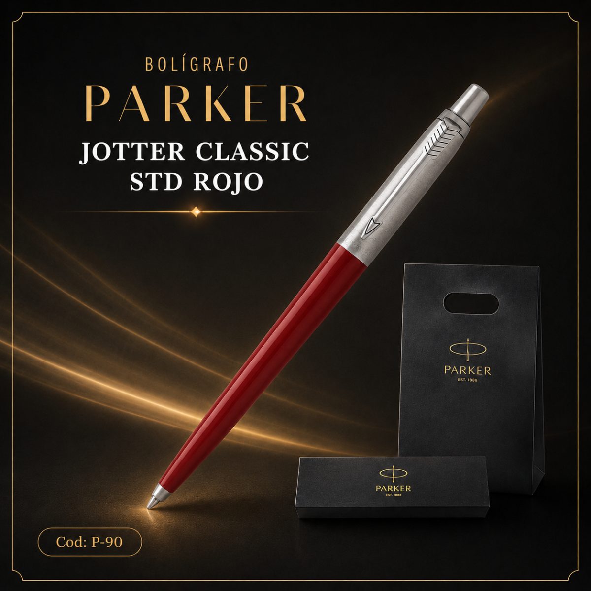 Bolígrafo Parker Jotter Classic STD Rojo